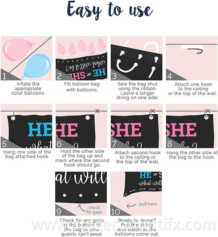 gender reveal sets